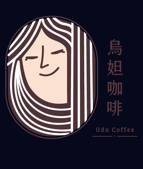 古典咖啡色 LOGO：烏妲咖啡－補充圖 1